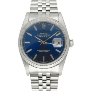 Pre Owned Rolex Datejust 36 Blue on Jubilee - 16030