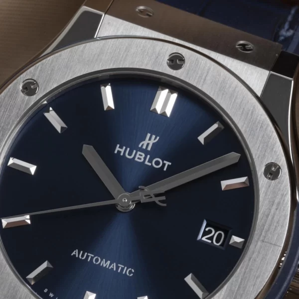 Pre Owned Hublot Classic Fusion Titanium Blue 45mm - Image 6