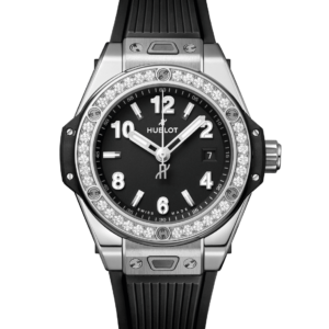 Pre Owned Big Bang Steel Pavé 38mm