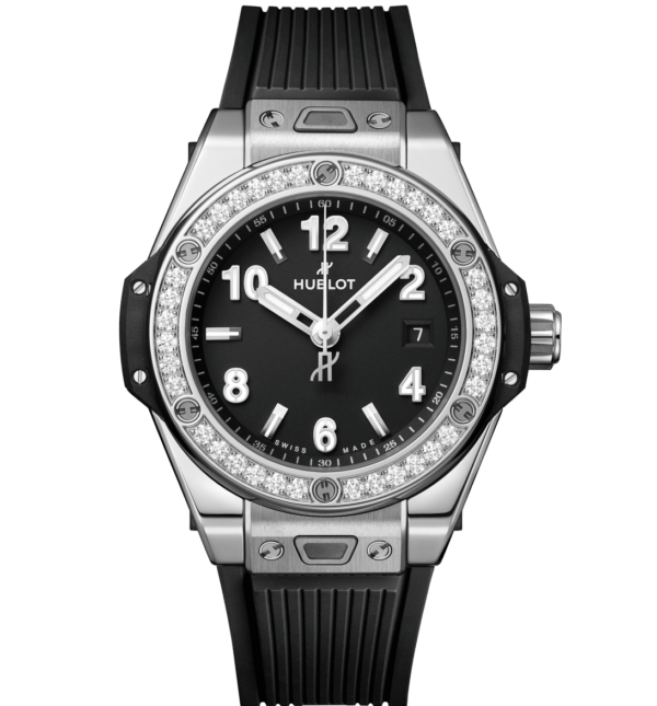 Pre Owned Big Bang Steel Pavé 38mm