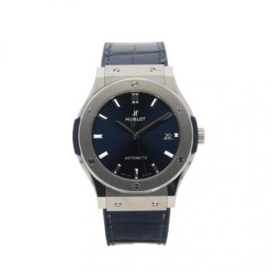 Pre Owned Hublot Classic Fusion Titanium Blue 45mm