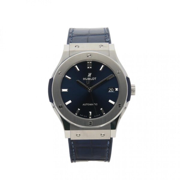 Pre Owned Hublot Classic Fusion Titanium Blue 45mm